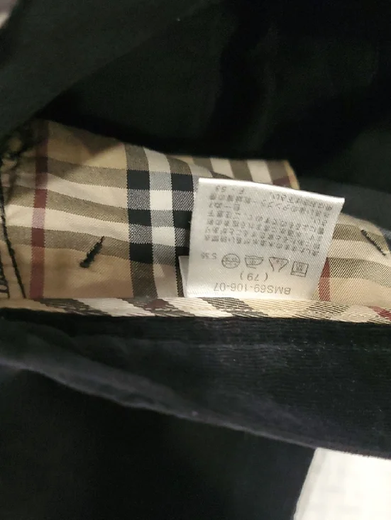 Burberry Black Label Men's Blue Straight Corduroy Jeans - Picture 5 of 15